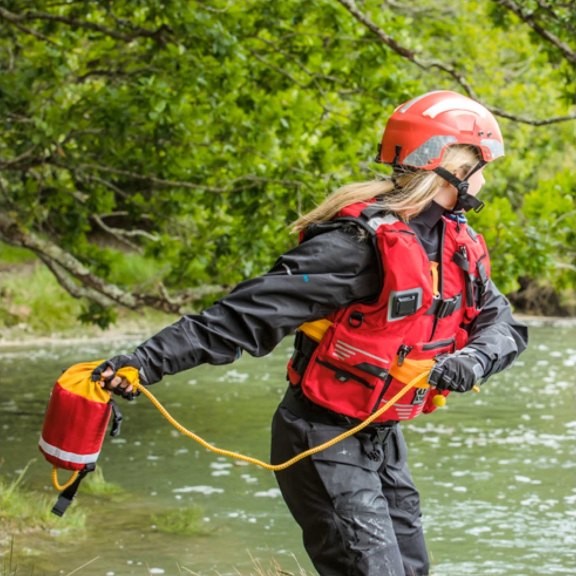2026 Yak Kayak Throw Line 6222 - Red